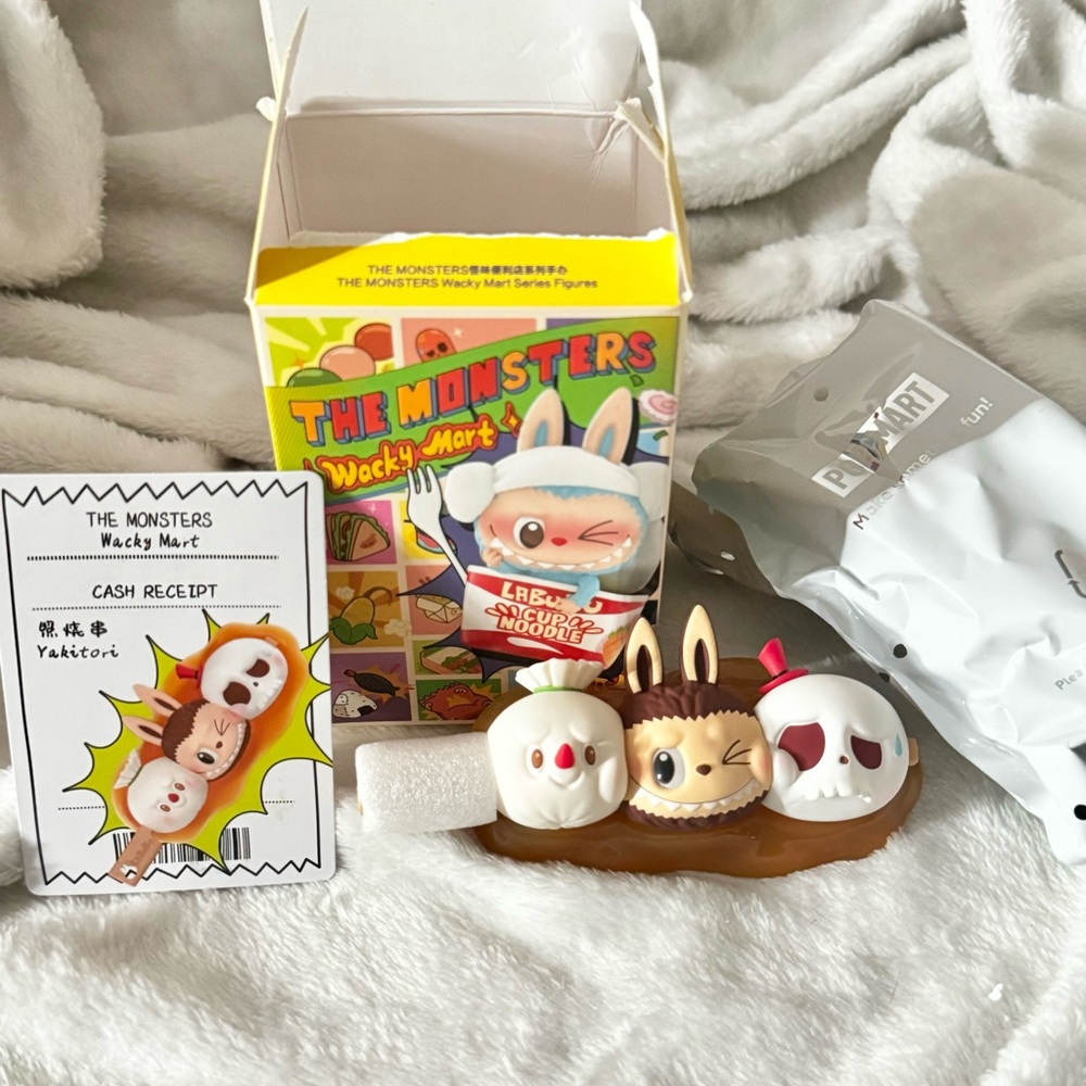 POP MART The Monsters Wacky Mart Series - Yakitori Labubu Figure (Open Box)